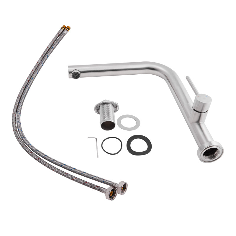 Qtap Змішувач для кухні Zdenek Нікель (QTZDN9032103FC)