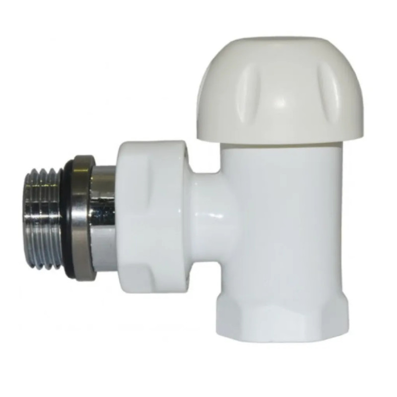 Carlo Poletti Термоклапан угловой БЕЛЫЙ Ø1/2″ COMPACT-THERMO-V1 (V151310EF)