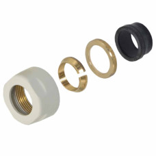 Carlo Poletti Гайка для медной трубы Ø15 мм x 24-19 БЕЛА (A58409E)