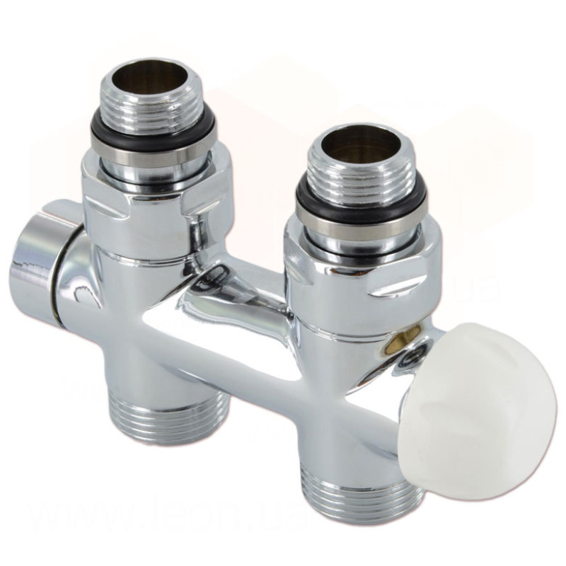 Carlo Poletti Узел термостатический TWIN THERMO ХРОМ прямой Ø1/2″ З x 3/4″ EK 50 мм (V37510BSB)