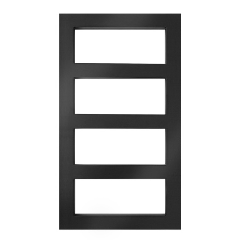 Genesis-Aqua Водяной полотенцесушитель Masive 80x53 черный (GA-58001)