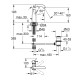 Grohe Змішувач для раковини Essence New M-size (23462AL1)
