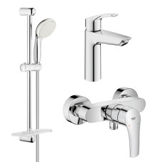 Grohe Набір змішувачів для ванни Eurosmart + New Tempesta 100 (UA123244M0)