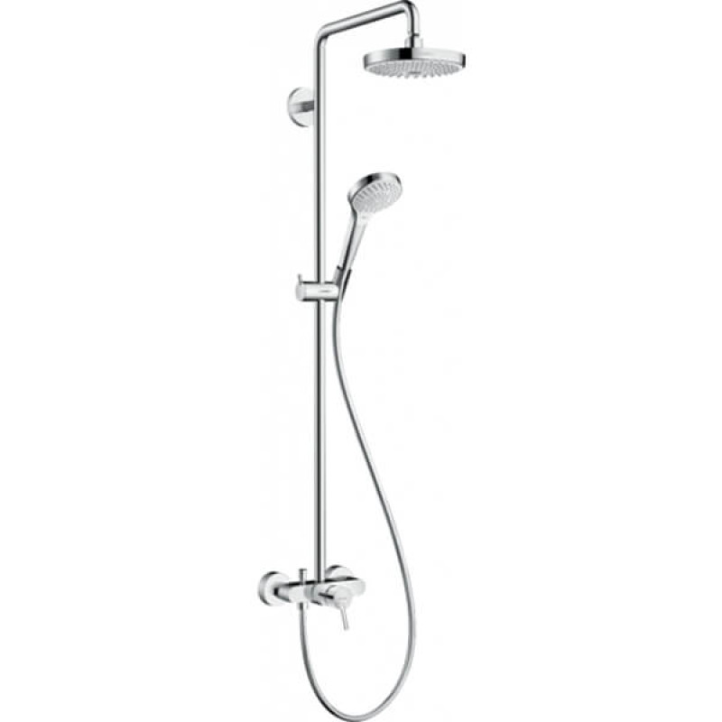 Hansgrohe Душова система Croma Select S 180 2jet із змішувачем білий/хром (27255400)