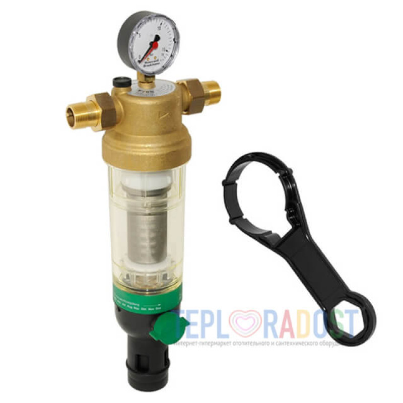 Honeywell (Resideo Braukmann) Фільтр тонкого очищення зі зворотним промиванням (Resideo Braukmann) F76S-1 + 1/4AA