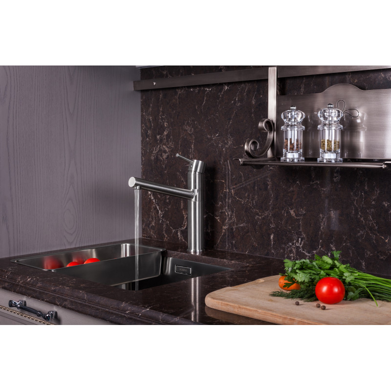 IMPRESE Смеситель для кухни Pivot LSS, сталь, 40 мм (f03408502LS)