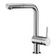 IMPRESE Смеситель для кухни Pivot LT, выдвижная лейка, сталь, 40 мм (f03408502LT)