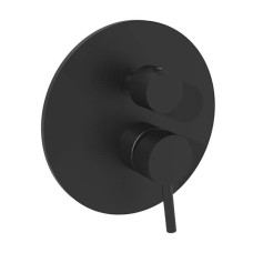 Paffoni Змішувач для душу Light LIG 018 NO прихованого монтажу на 2 споживача чорний матовий (LIG018NO)