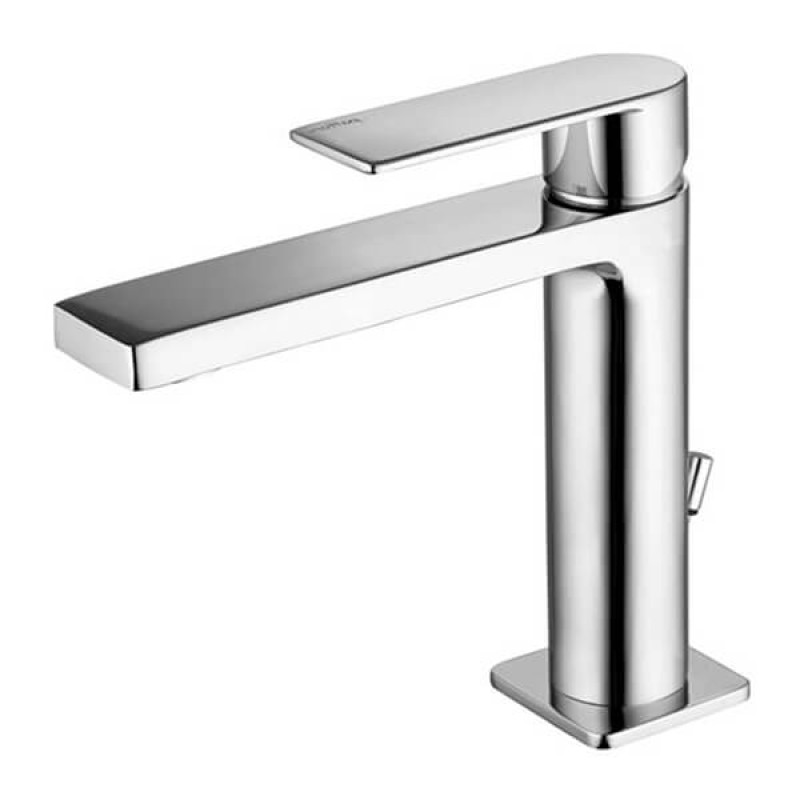 Paffoni Смеситель для умывальника Tango TA 075 CR с донным клапаном, хром (TA075CR)
