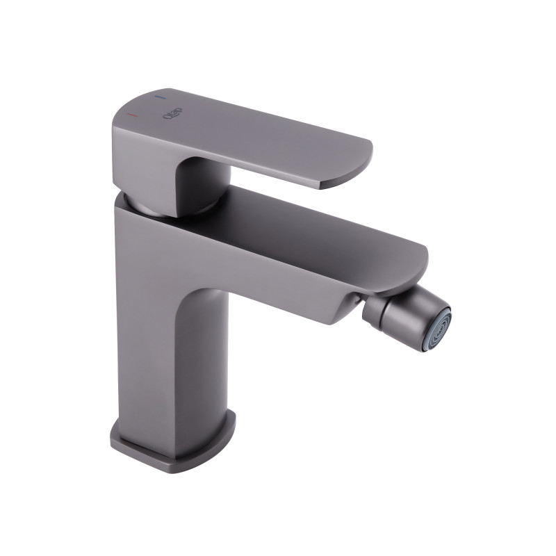 Qtap Змішувач для біде Lipno Графіт (QTLIPNO2023101G)