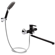 Qtap Змішувач для ванни Grand із душовим гарнітуром (QTGRABCR005)