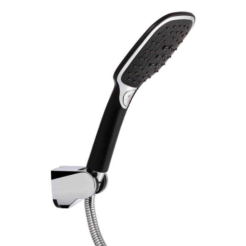 Qtap Змішувач для ванни Grand із душовим гарнітуром (QTGRABCR005)