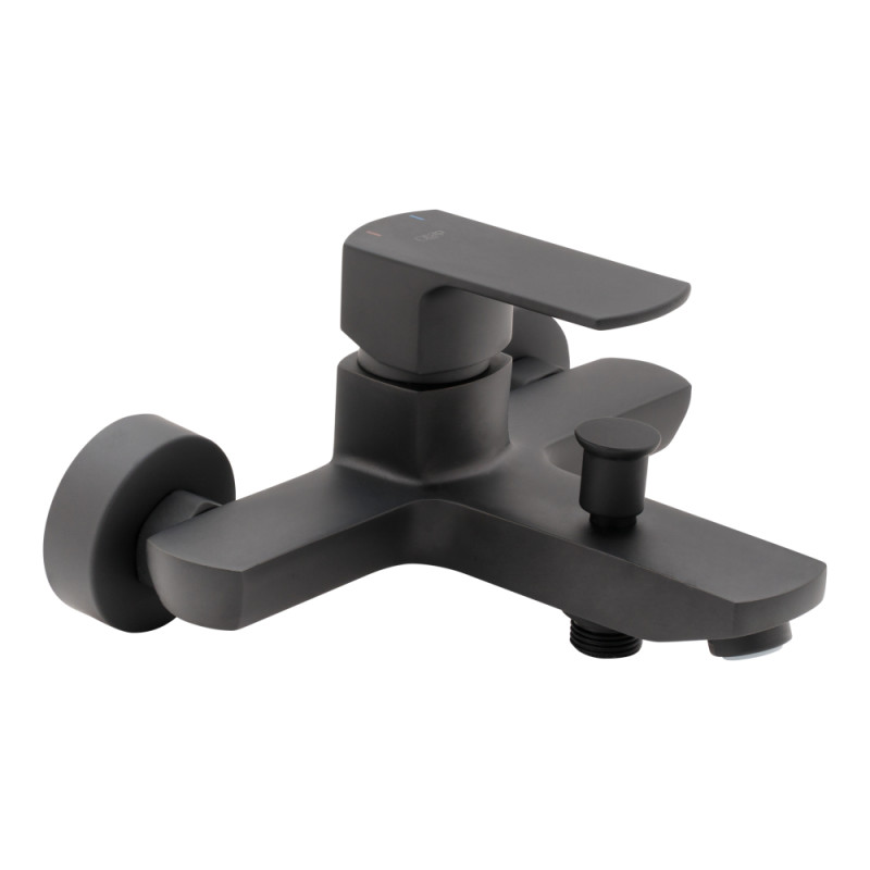 Qtap Змішувач для ванни Lipno Чорний матовий (QTNH3023101DCB)
