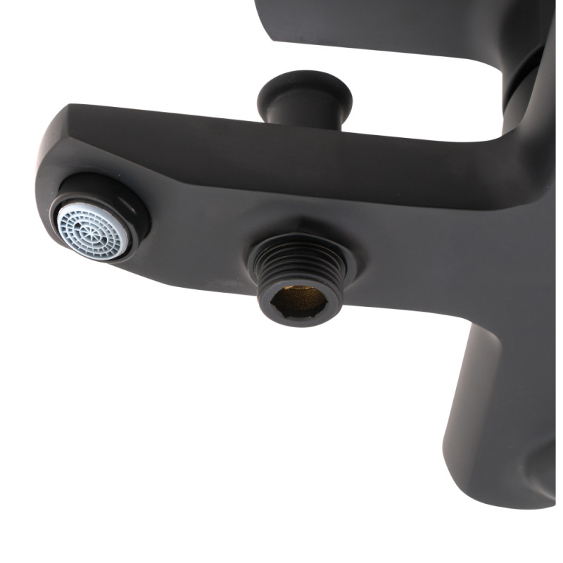 Qtap Змішувач для ванни Lipno Чорний матовий (QTNH3023101DCB)