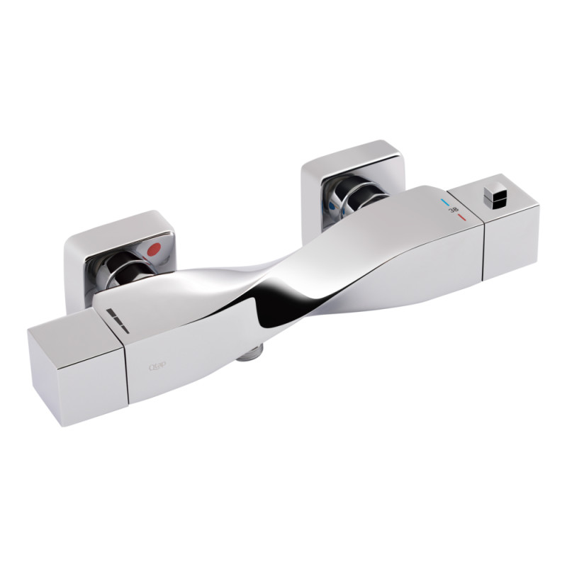 Qtap Змішувач для душу Zdenek із термостатом (QTZKR40T105C)