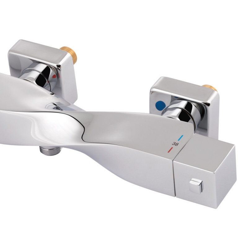 Qtap Змішувач для душу Zdenek із термостатом (QTZKR40T105C)