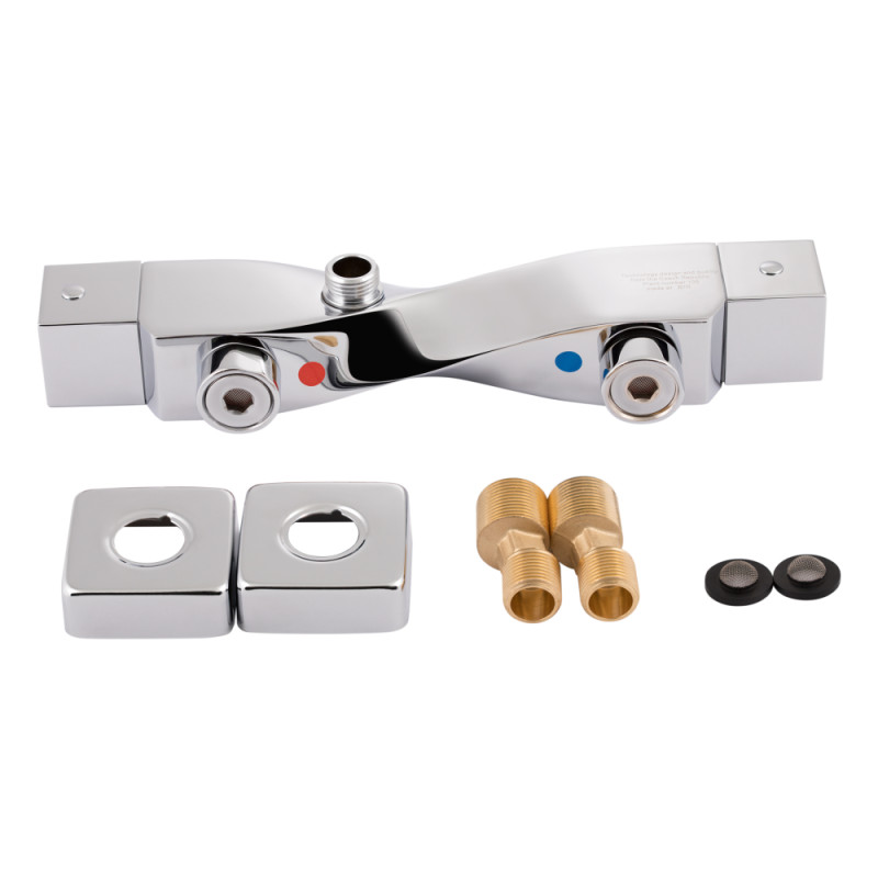 Qtap Змішувач для душу Zdenek із термостатом (QTZKR40T105C)