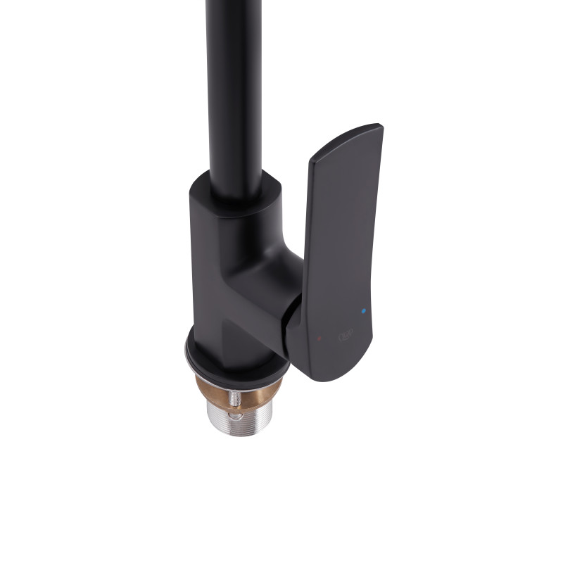 Qtap Змішувач для кухні Slavonice Чорний матовий (QTSLA9042103UB)