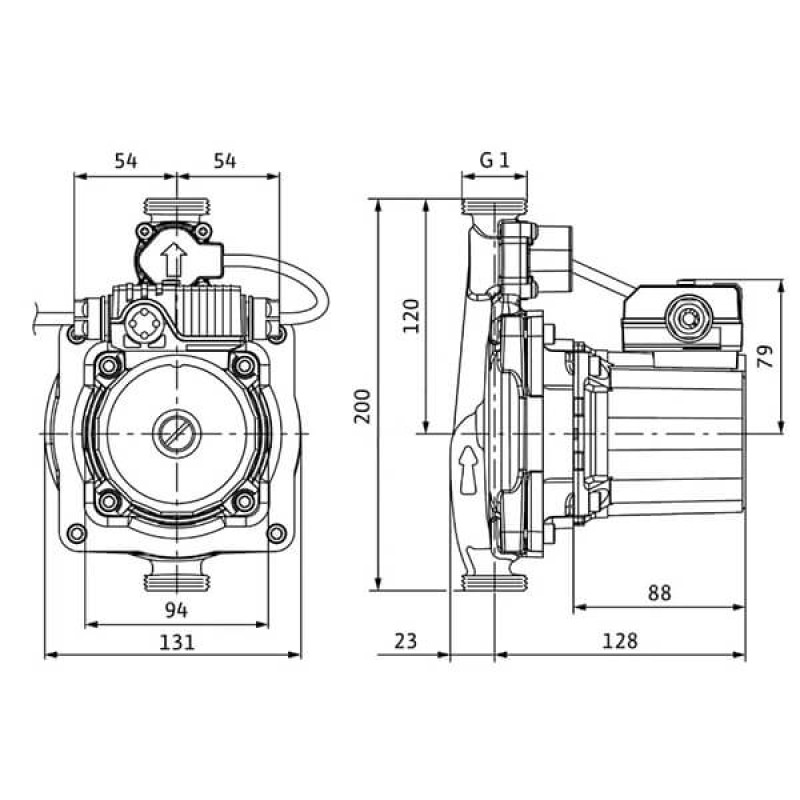 Wilo Насос для повышения давления PB BOOST FIRST 15/12-E-F
