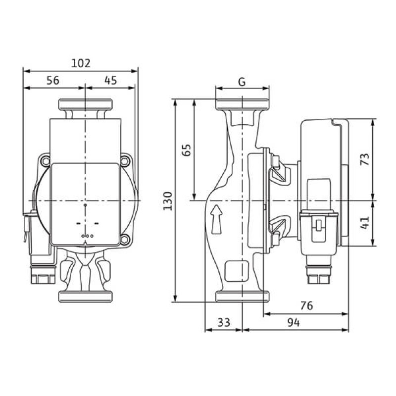 Wilo Циркуляционный насос ATMOS PICO 25/1-6-130
