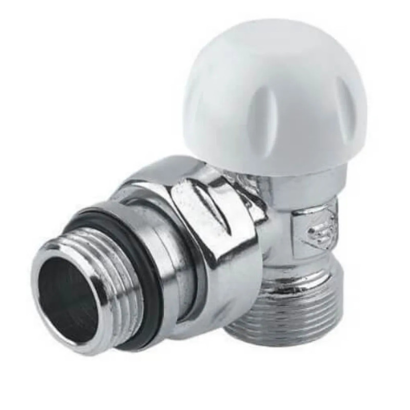 Carlo Poletti Термоклапан угловой ХРОМ Ø1/2" х 24-19 FIRST THERMO (V141111CB)