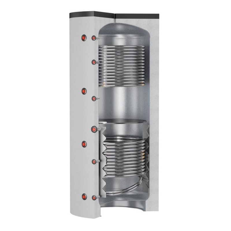 CORDIVARI Буферная емкость PUFFER 2 500 л (2 теплообменника) VB (3251162312703)