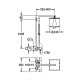 Grohe Душевая система с термостатом для настенного монтажа Euphoria Cube System 230 (26087000)