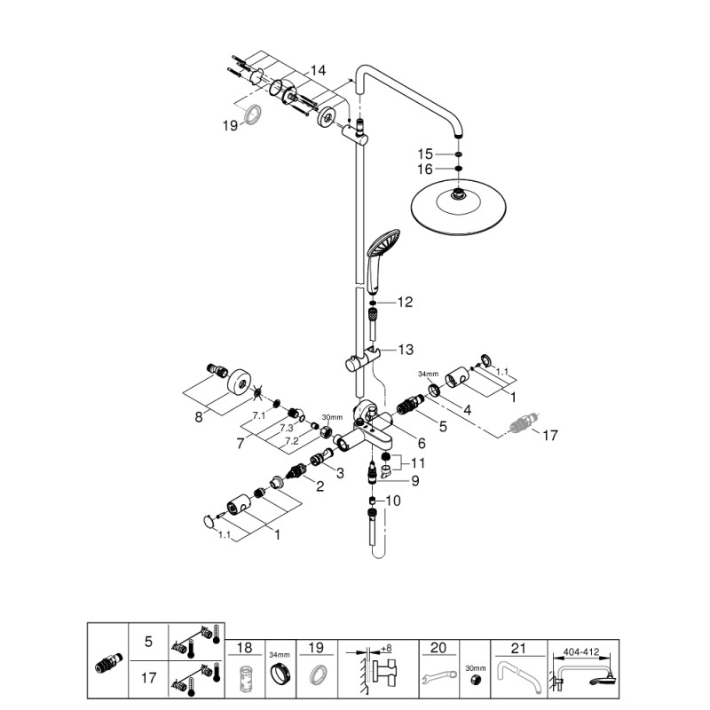 Grohe Душова система Euphoria System (27475001)