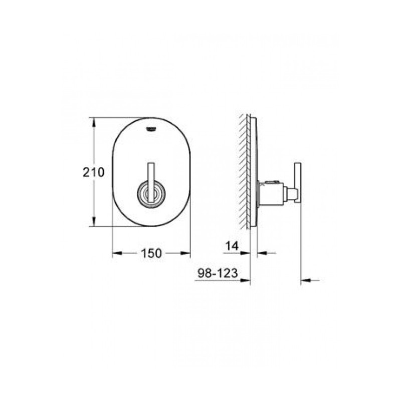 Grohe Термостат Atrio (19396000)