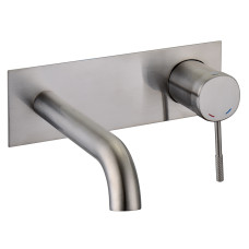 IMPRESE Змішувач для умивальника Brenta, прихований монтаж, нікель, 35 мм (ZMK081906030)