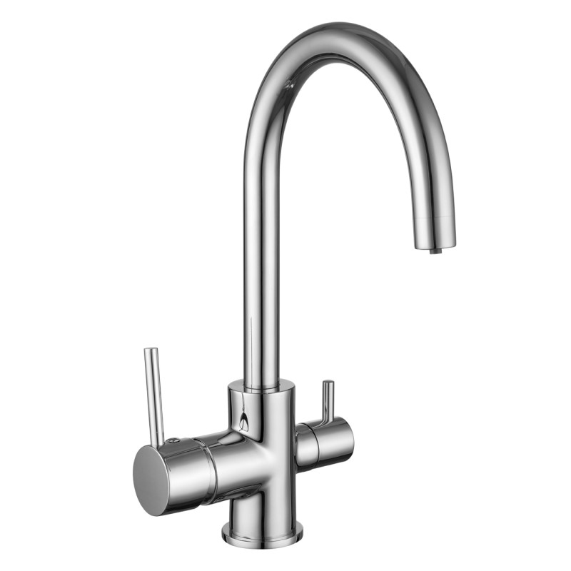 IMPRESE Смеситель для кухни Daicy-U, однорычажный с подключением питьевой воды, хром (55009-U)