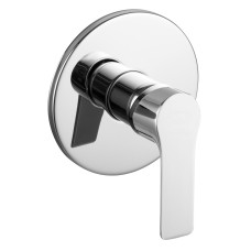 IMPRESE Смеситель скрытого монтажа Kucera, (1 функция), круглая накладка, хром (VR-30105)