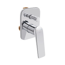 Qtap Змішувач для душу прихованого монтажу Vlasta Хром (QTVLA6028102NC)