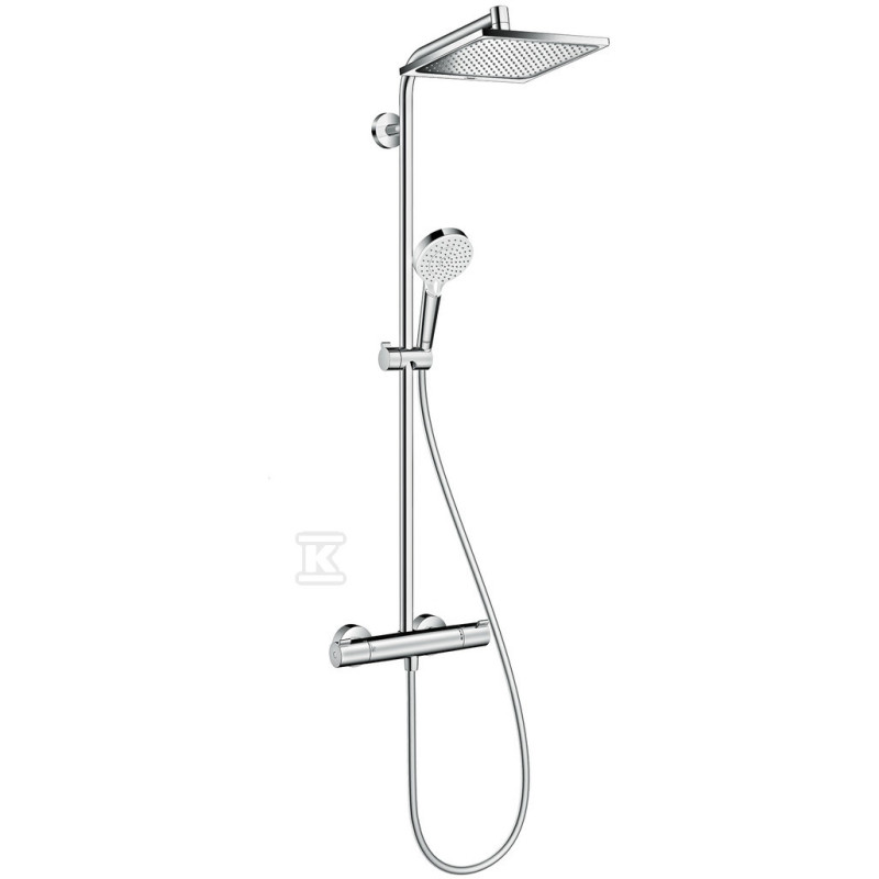 Hansgrohe Душевая система с термостатом Crometta E 240 1jet Showerpipe (27271000)
