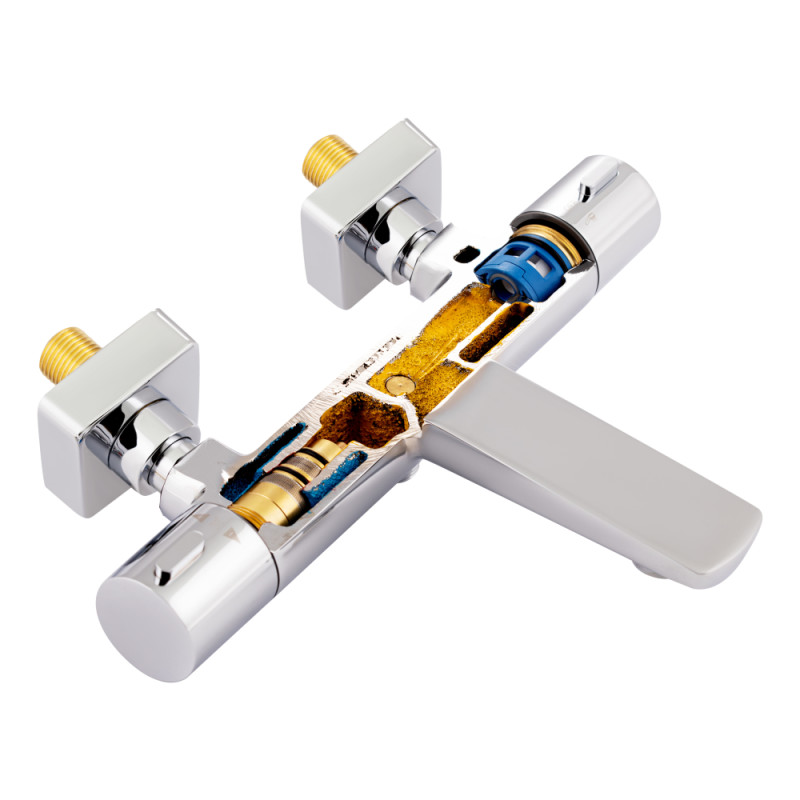 Qtap Змішувач для ванни Votice з термостатом (QVTC30T105GC)