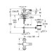Grohe Смеситель для биде Costa L (24480001)
