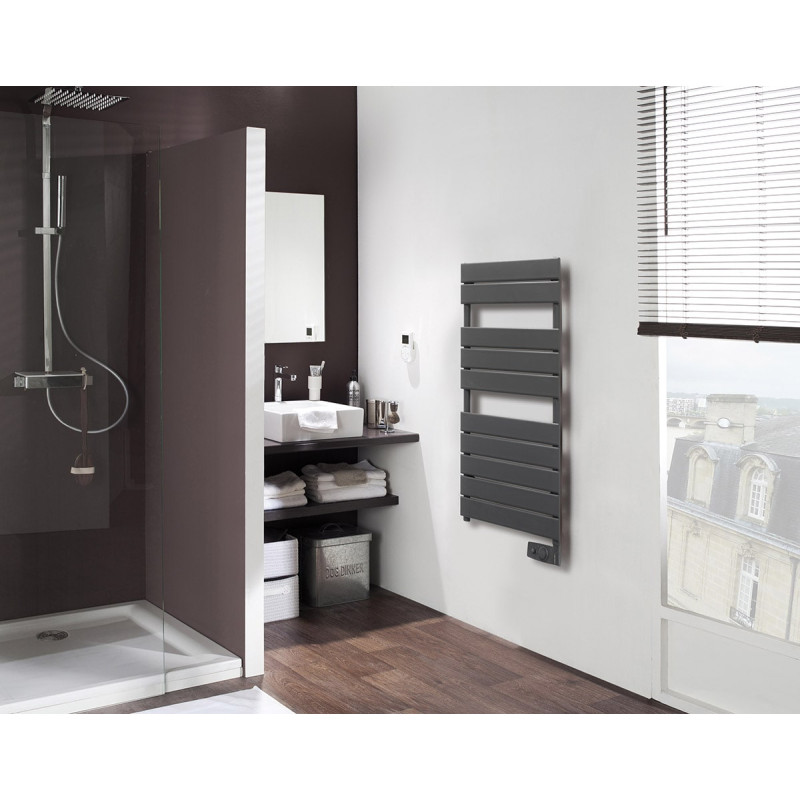 Atlantic Електрична рушникосушарка Adelis антрацит 984х556х118мм 500 Вт (2240PS)