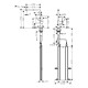Hansgrohe Смеситель для кухни Talis M54 с выдвижным изливом (72809670)