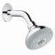 Grohe Верхний душ New Tempesta 100 с кронштейном хром (26088001)