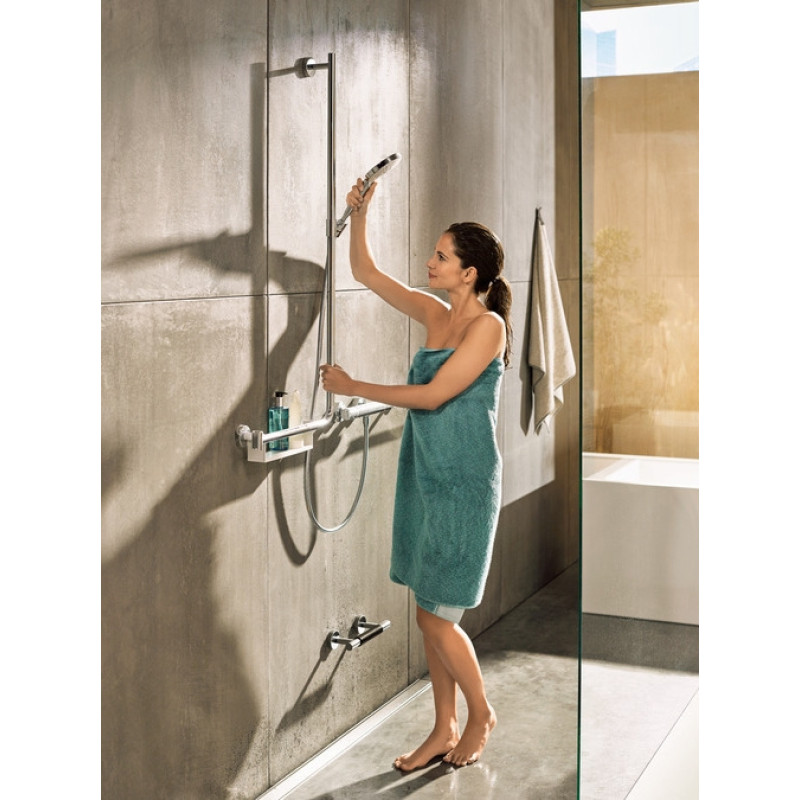 Hansgrohe Набор для душа Raindance Select S 120 штанга расположена справа (26326000)