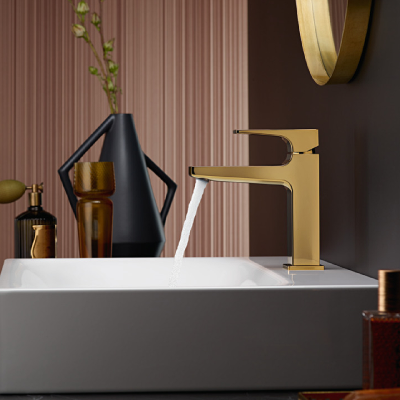 Hansgrohe Смеситель для умывальника Metropol со сливным клапаном Push-Open (32507990)