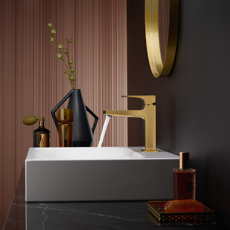 Hansgrohe Смеситель для умывальника Metropol со сливным клапаном Push-Open (32507990)