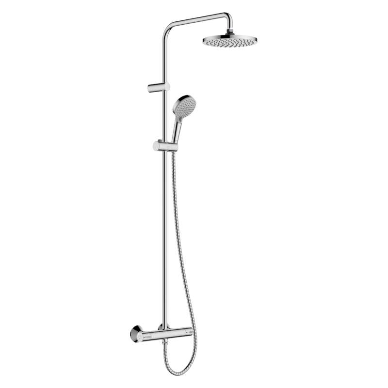 Hansgrohe Душевая система Vernis Blend Showerpipe 200 1jet EcoSmart с термостатом (26089000)