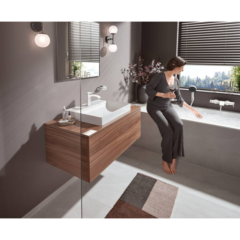 Hansgrohe Cмеситель для умывальника Vivenis со сливным гарнитуром (75020700)