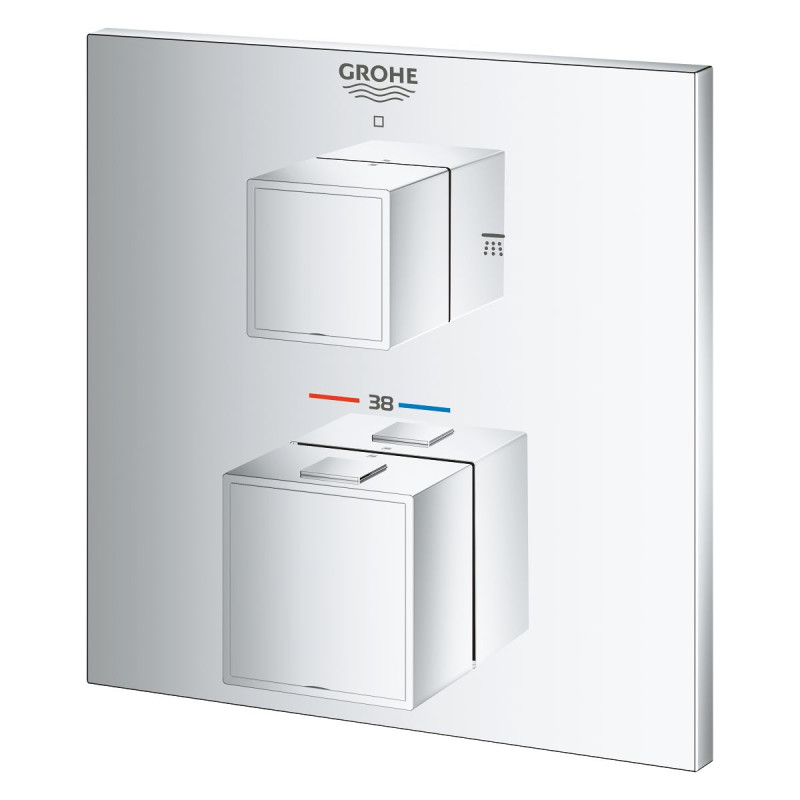 Grohe Термостат для душа Grohtherm Cube с переключателем (24154000)
