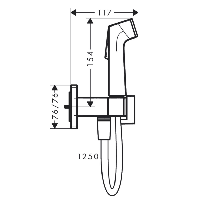 Hansgrohe Гигиенический душ E EcoSmart (29233140)