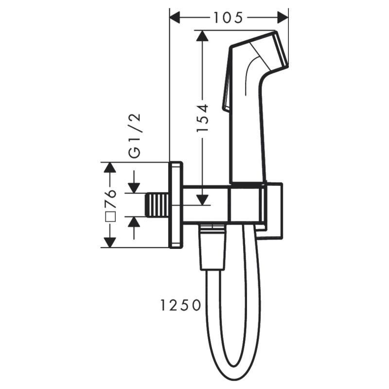 Hansgrohe Гигиенический душ E EcoSmart (29231000)