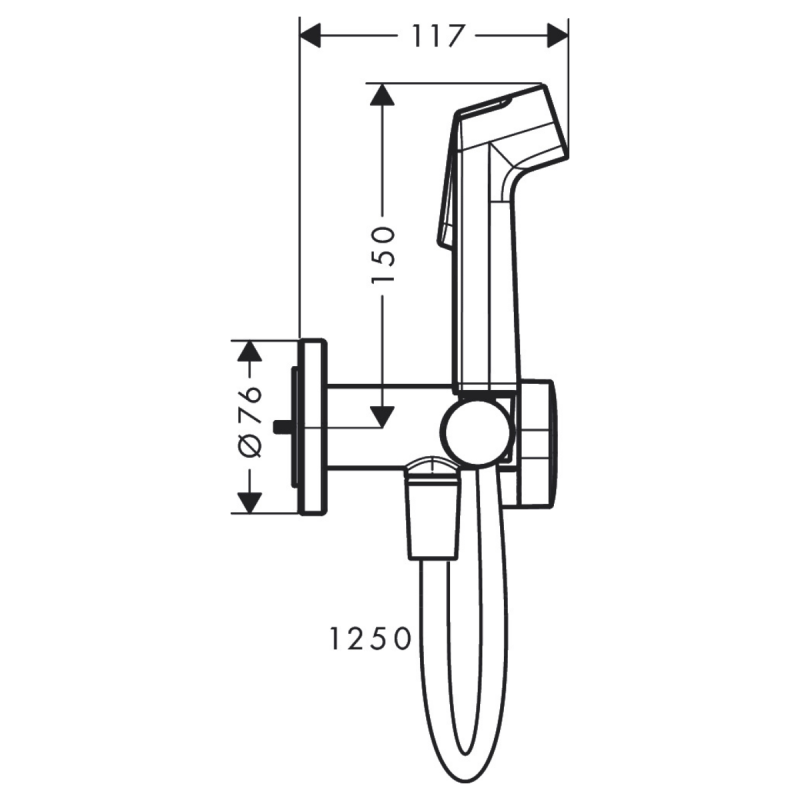 Hansgrohe Гігієнічний душ S EcoSmart (29232140)