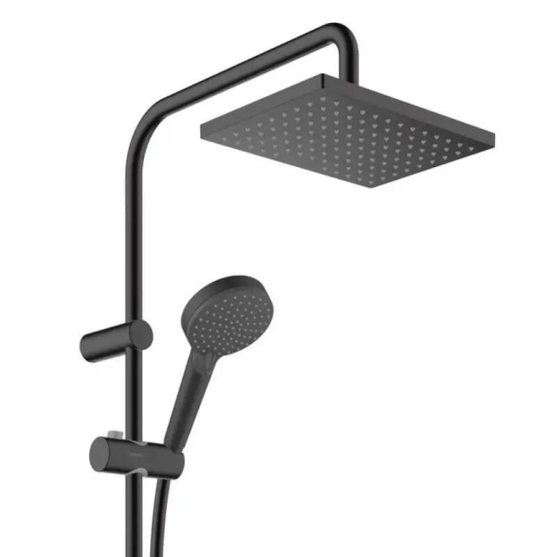 Hansgrohe Душевая система Vernis Shape Showerpipe 230 1jet EcoSmart с термостатом (26097670)