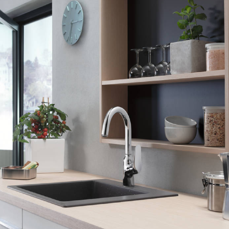 Hansgrohe Смеситель однорычажный для кухни M421-H220 (71802000)